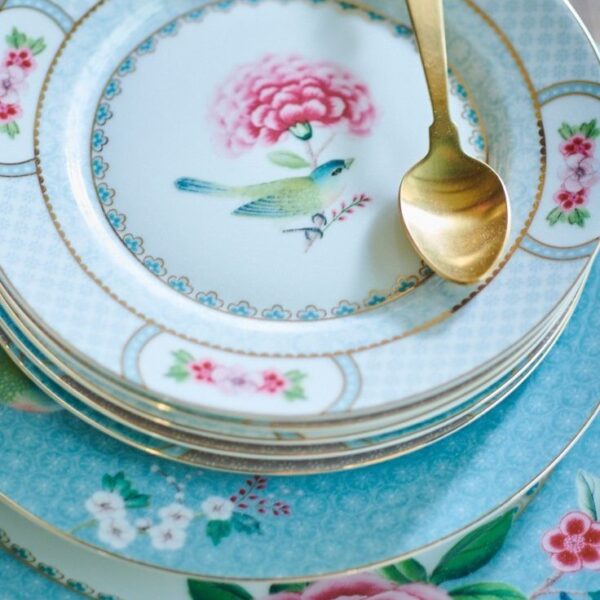 Blushing Birds Pastry Plate white 17 cm